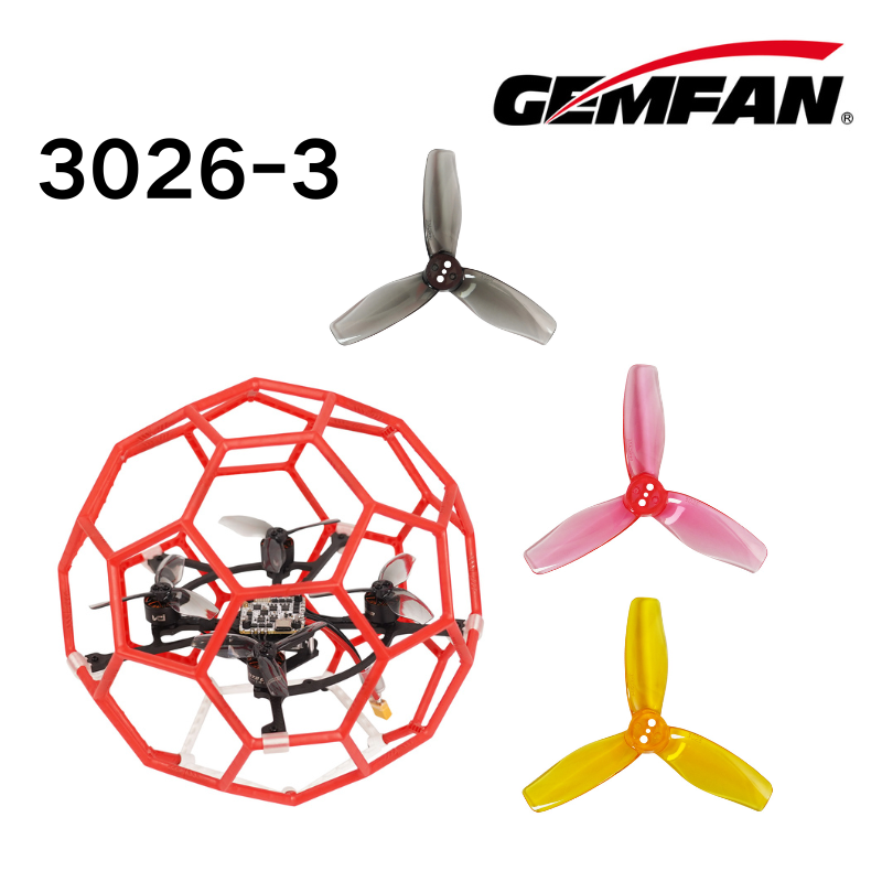 Drone Racing Battery - 3026-3 3-Blade Propeller Gemfan PC Prop
