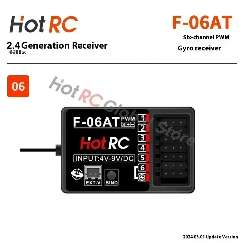 HOTRC 2.4Ghz 4/6/8 Channel F-0 - Drone Racing Receiver recension och pris